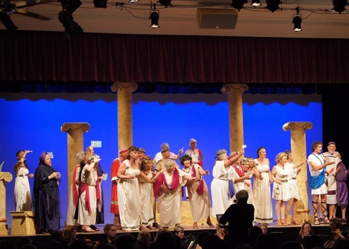 Maleny Singers on stage